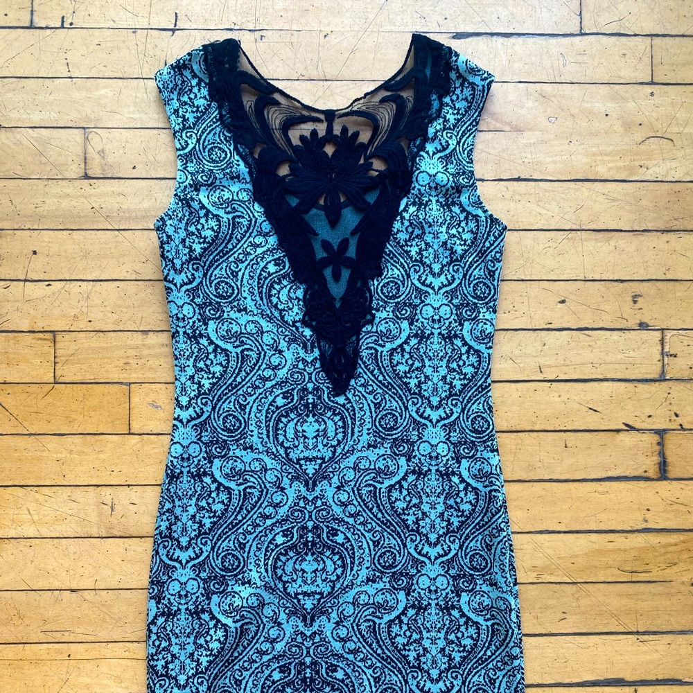Paisley and Lace Dress